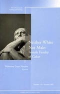 Cover: Neither White Nor Male: Female Faculty of Color - Jossey-Bass