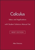 Cover: Calculus: Brief Edition WITH Student Solutions Manual - Wiley