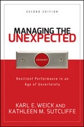 Cover: Managing the Unexpected - Jossey-Bass