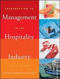 Enlarge image Cover: Introduction to Management in the Hospitality Industry - Wiley