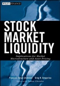 Cover: Stock Market Liquidity - Wiley