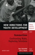 Cover: Summertime: Confronting Risks, Exploring Solutions - Jossey-Bass