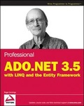 Cover: Professional ADO.NET 3.5 with LINQ and the Entity Framework - Wrox Press