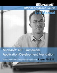 Abbildung von: Exam 70-536, Lab Manual - Wiley