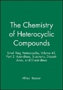Cover: Chemistry of Heterocyclic Compounds - Small Ring all Ring Heterocycles, Part 2 - Wiley