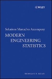 Enlarge image Cover: Solutions Manual to Accompany Modern Engineering S tatistics - Wiley