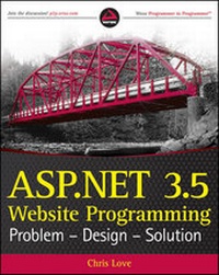 Enlarge image Cover: ASP.NET 3.5 Website Programming - Wrox Press