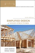 Cover: Simplified Design of Wood Structures - Wiley