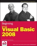 Cover: Beginning Microsoft Visual Basic 2008 - Wrox Press