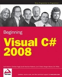 Enlarge image Cover: Beginning Microsoft Visual C# 2008 - Wrox Press