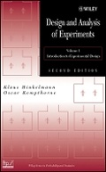 Cover: Design and Analysis of Experiments - Introduction oduction to Experiemtal Design, Second Edition - Wiley