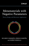 Cover: Metamaterials with Negative Parameters - Wiley