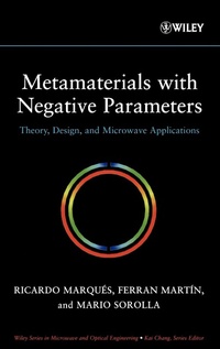 Enlarge image Cover: Metamaterials with Negative Parameters - Wiley