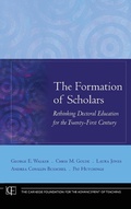 Cover: The Formation of Scholars - Jossey-Bass