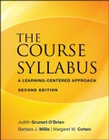 Cover: The Course Syllabus - Jossey-Bass