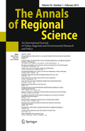 Abbildung von: The Annals of Regional Science - Springer