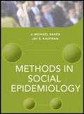 Cover: Methods in Social Epidemiology - Jossey-Bass