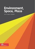 Cover: Environment, Space, Place: Fall 2012 v. 4, Issue 2 - Zeta Books