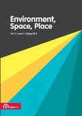 Cover: Environment, Space, Place: Spring 2013 volume 5, issue 1 - Zeta Books