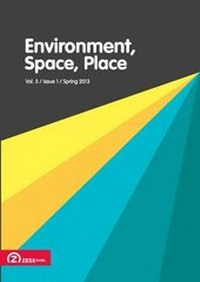 Enlarge image Cover: Environment, Space, Place: Spring 2013 volume 5, issue 1 - Zeta Books