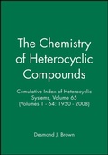 Cover: Cumulative Index of Heterocyclic Systems, Volume 65 (Volumes 1 - 64: 1950 - 2008) - Wiley