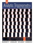 Cover: Analytic Trigonometry with Applications - Wiley