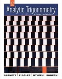 Abbildung von: Analytic Trigonometry with Applications - Wiley