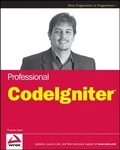 Cover: Professional CodeIgniter - Wrox Press