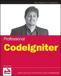 Enlarge image Cover: Professional CodeIgniter - Wrox Press