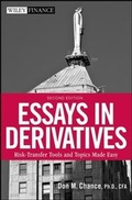 Cover: Essays in Derivatives - Wiley