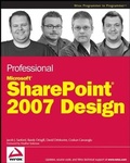Cover: Professional SharePoint 2007 Design - Wrox Press