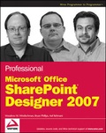 Cover: Professional Microsoft Office SharePoint Designer 2007 - Wrox Press