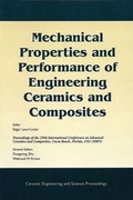 Cover: Mechanical Properties and Performance of Engineering Ceramics and Composites - Wiley