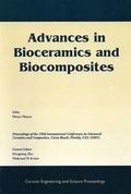 Cover: Advances in Bioceramics and Biocomposites - Wiley