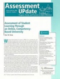Cover: Assessment Update Volume 20, Number 1, January-february 2008 - Jossey-Bass