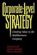 Cover: Corporate-Level Strategy - Wiley