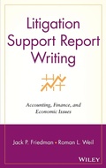 Cover: Litigation Support Report Writing - Wiley