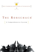 Cover: The Rorschach, Basic Foundations and Principles of Interpretation - Wiley