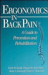 Abbildung von: Ergonomics in Back Pain - Wiley