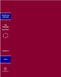 Enlarge image Cover: The Pyrazines, Volume 58, Supplement 1 - Wiley