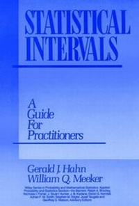 Enlarge image Cover: Statistical Intervals - Wiley