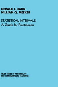 Enlarge image Cover: Statistical Intervals - Wiley