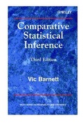 Cover: Comparative Statistical Inference - Wiley