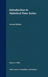 Enlarge image Cover: Introduction to Statistical Time Series - Wiley