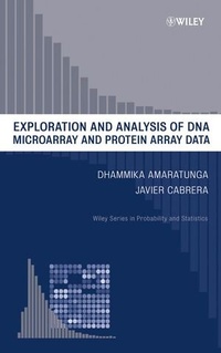 Bild vergrößern Bild: Exploration and Analysis of DNA Microarray and Protein Array Data - Wiley