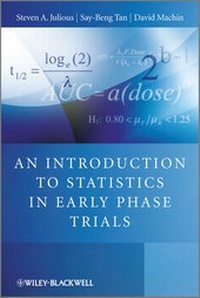 Enlarge image Cover: An Introduction to Statistics in Early Phase Trials - Wiley