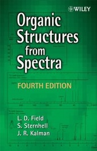 Abbildung von: Organic Structures from Spectra - Wiley