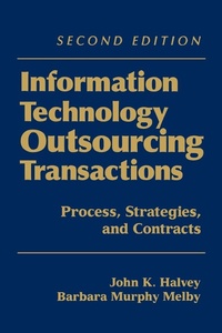 Enlarge image Cover: Information Technology Outsourcing Transactions - Wiley