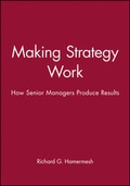 Cover: Making Strategy Work - Wiley