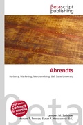 Cover: Ahrendts - Betascript Publishing